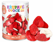 Křupavé ovoce banán/jahoda 80 g Mixit